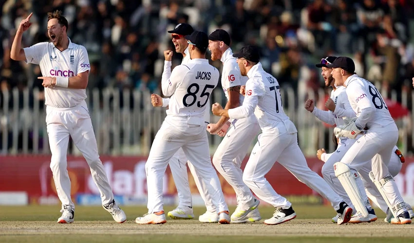 راولپنڈی ٹیسٹ میں انگلینڈ نے پاکستان کو 74 رنز سے شکست دیدی