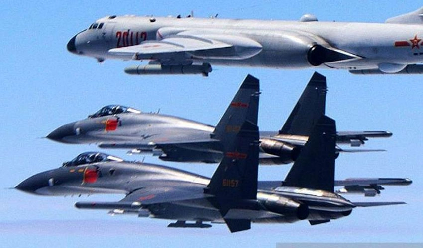 چین کے 43 جنگی جہازوں نے غیر رسمی حد عبور کی ہے، تائیوان کا دعویٰ