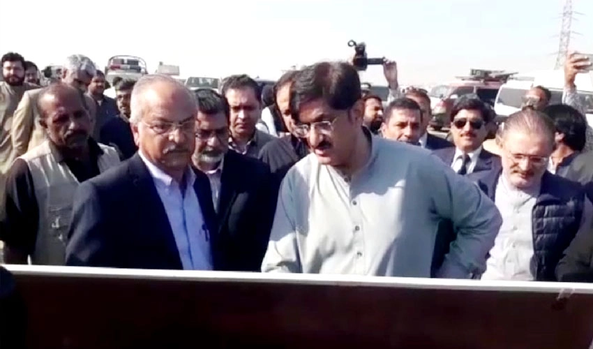 وزیراعلیٰ سندھ کا نئے سال کے پہلے روز شہر قائد کا دورہ، ترقیاتی کاموں کا جائزہ
