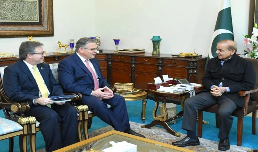 وزیراعظم شہباز شریف سے امریکی سفیر کی ملاقات، باہمی دلچسپی اُمور پر تبادلہ خیال