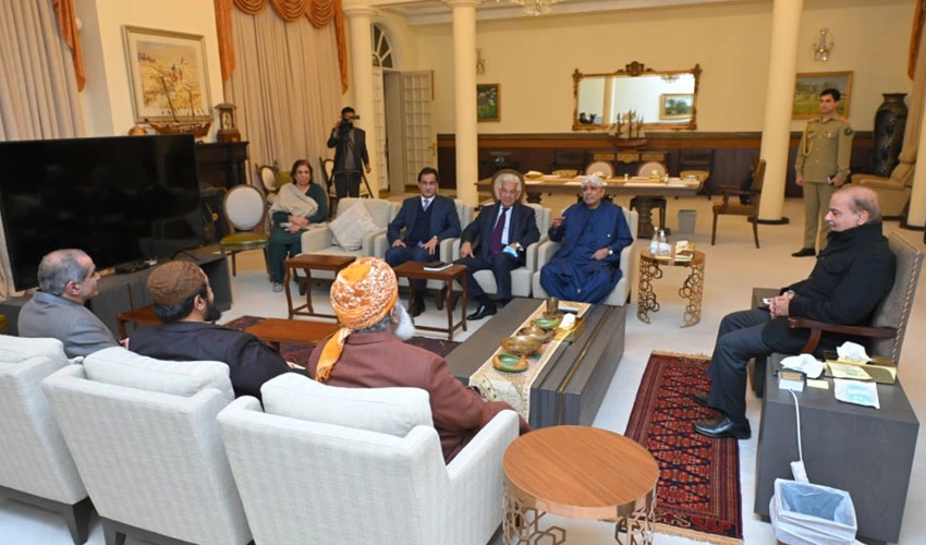 وزیراعظم سے آصف زرداری اور فضل الرحمٰن کی ملاقات، ملکی سیاسی و معاشی صورتحال پر گفتگو