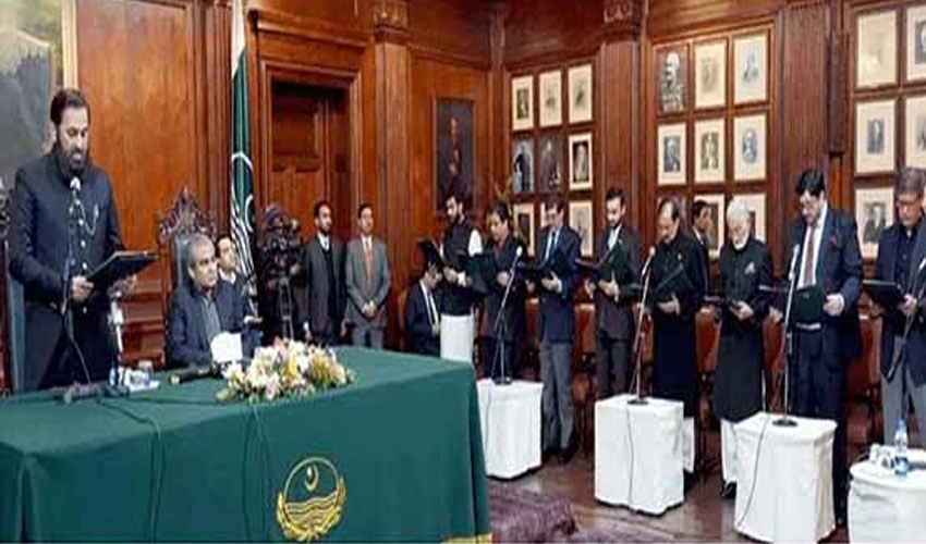 پنجاب کی نگران کابینہ کے 8 وزراء کو قلمدان سونپ دیئے گئے