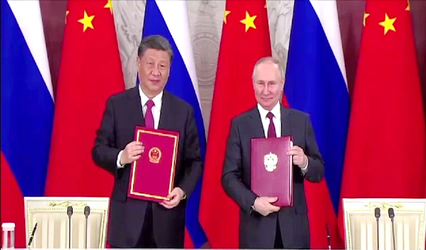 روسی صدر کا ماسکو کو چھوڑ کر جانیوالی مغربی کمپنیوں کی جگہ چین کو دینے کا عندیہ