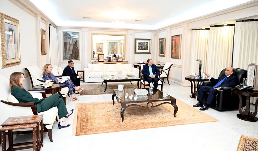سابق صدر آصف علی زرداری سے برطانوی ہائی کمشنر جین میریٹ کی ملاقات